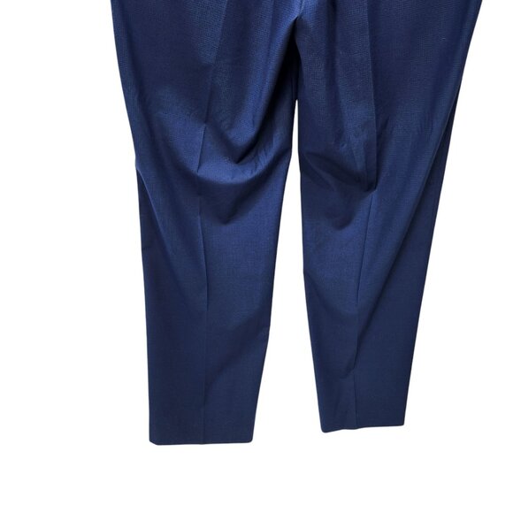 Ralph Lauren Mens Blue Wool Blend Trousers 34 x 32 Flat Front Button Closure‎ - Picture 9 of 10